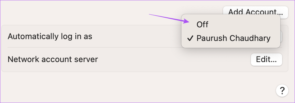 turn-off-automatic-login-settings-mac أفضل 7 إصلاحات لعدم طلب نظام التشغيل Mac كلمة مرور بعد الاستيقاظ من النوم