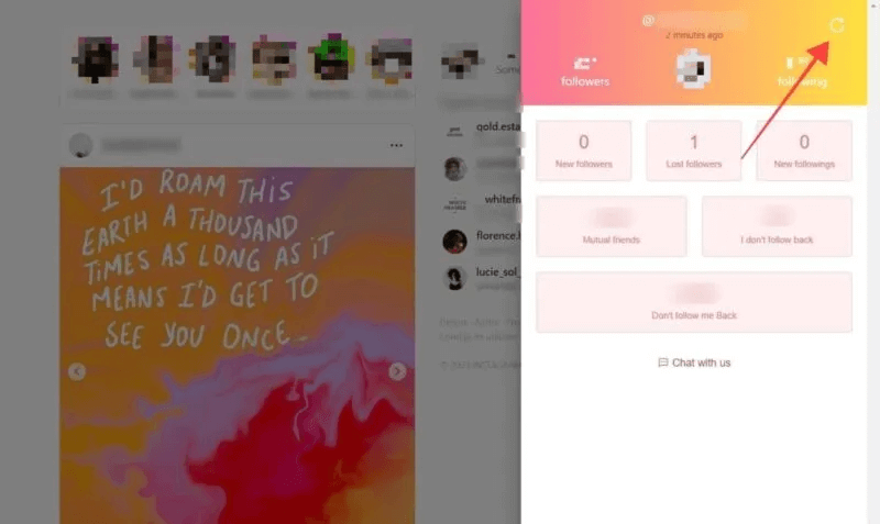unfollowed-instagram-desktop-instf-refresh-button-e1676617168130-800x477.jpg كيفية معرفة من قام بإلغاء متابعتك على Instagram