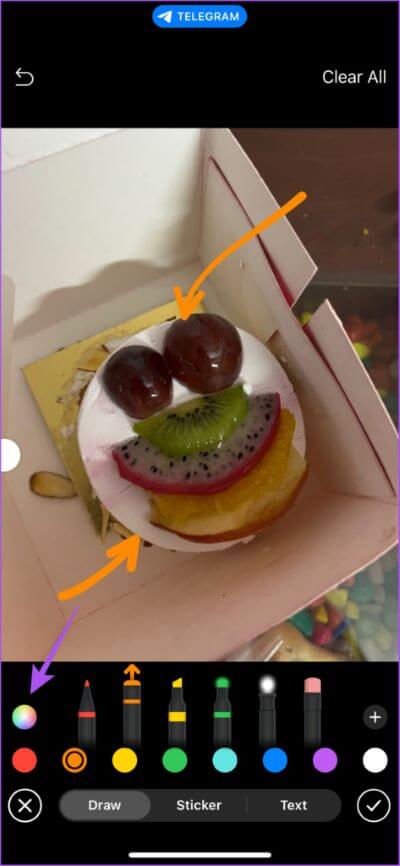 use-color-wheel-for-annotations-telegram-mobile-473x1024-1 أفضل 4 نصائح لتحرير الصور في Telegram على Android و iPhone