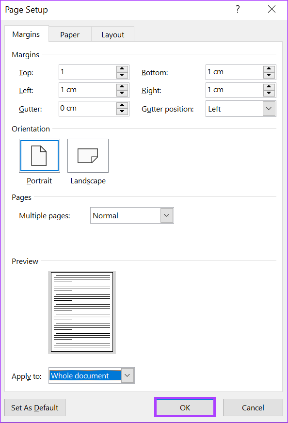 3-best-ways-to-adjust-the-page-margin-in-microsoft-word-11 أفضل 3 طرق لضبط هامش الصفحة في Microsoft Word
