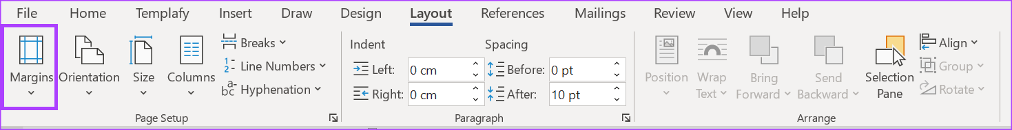 3-best-ways-to-adjust-the-page-margin-in-microsoft-word-5 أفضل 3 طرق لضبط هامش الصفحة في Microsoft Word