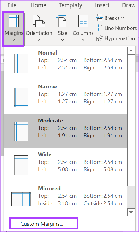 3-best-ways-to-adjust-the-page-margin-in-microsoft-word-7 أفضل 3 طرق لضبط هامش الصفحة في Microsoft Word