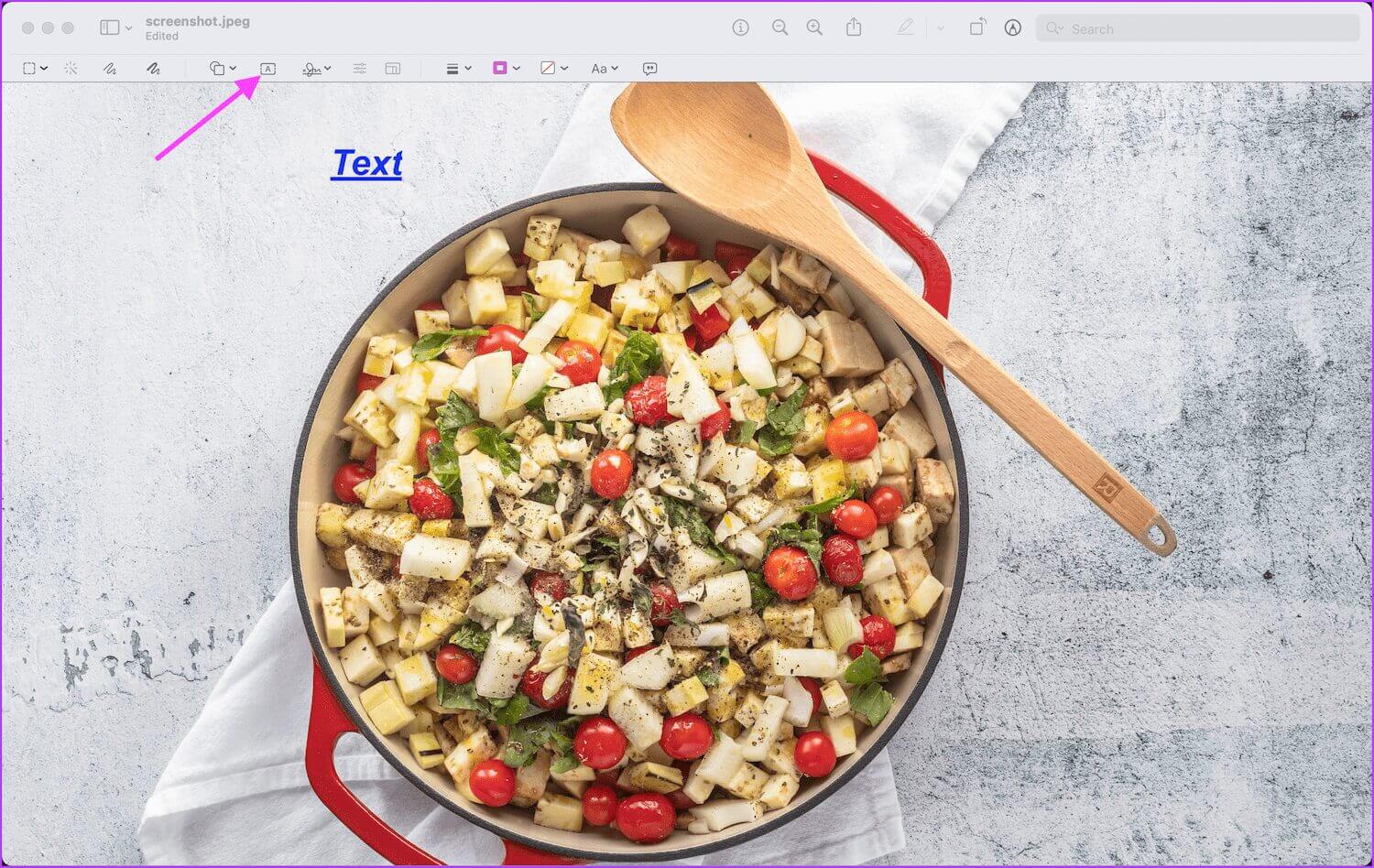 4.-ADD-TEXT-BLOCKS-TO-SCREENSHOTS-2 كيفية تحرير لقطات الشاشة على نظام Mac