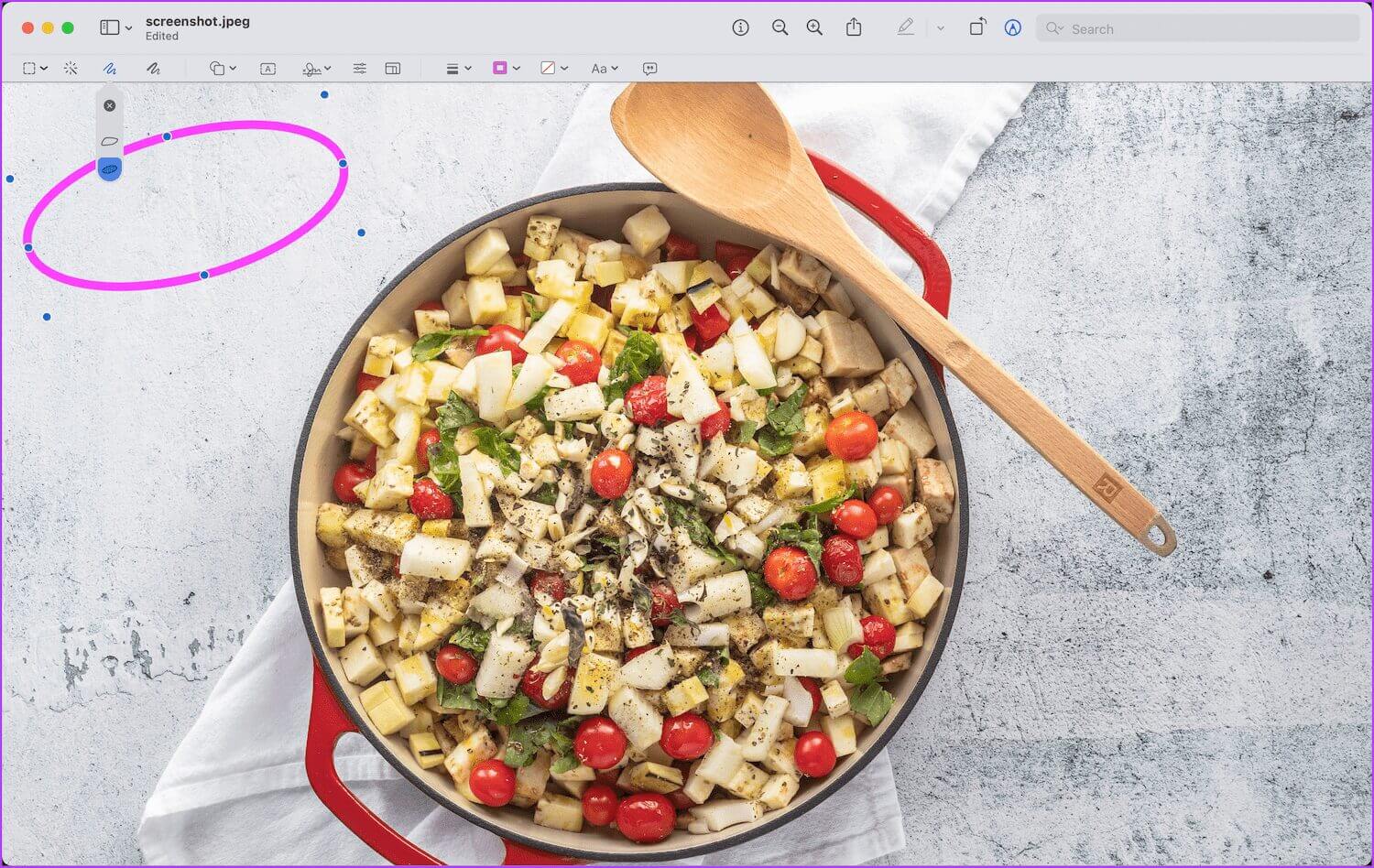 5.-DRAW-AND-SKETCH-ON-SCREENSHOTS-5 كيفية تحرير لقطات الشاشة على نظام Mac