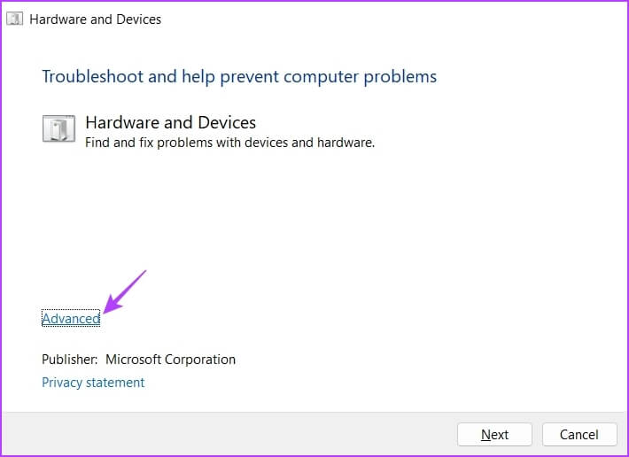 Advanced-option-3 كيفية إصلاح خطأ استثناء انتهاك الوصول على Windows 11