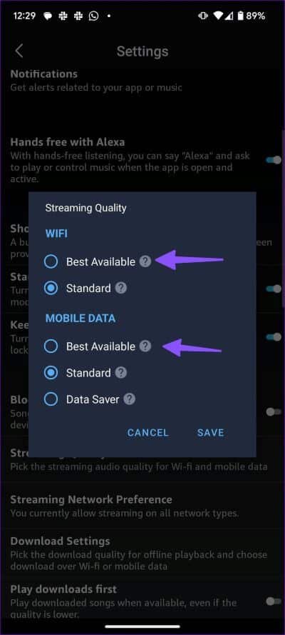 Amazon-Music-App-not-Working-9 أفضل 10 طرق لإصلاح عدم عمل تطبيق Amazon Music على iPhone و Android