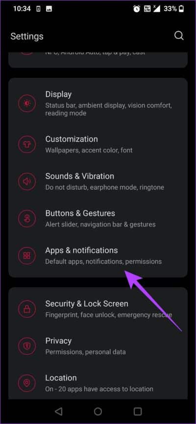 Apps-and-Notifications-1 كيفية مسح ذاكرة التخزين المؤقت لـ Microsoft Teams على Windows و Mac و iPhone و Android