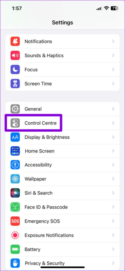 Control-Center-on-iPhone-474x1024-1-e1679938858384 أفضل 7 طرق لإصلاح عدم عمل مركز التحكم على iPhone