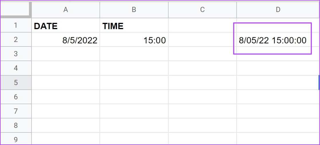 Date-and-Time-Merged 3 طرق سهلة لإضافة التواريخ تلقائيًا في Google Sheets