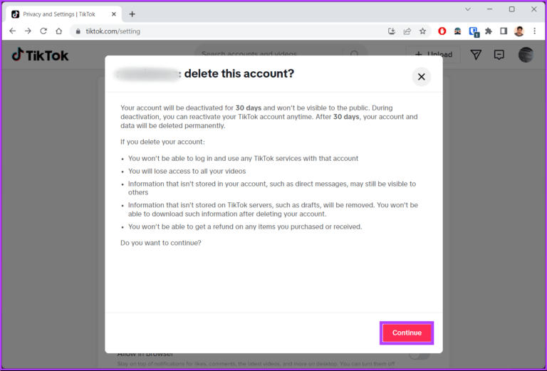Delete-TikTok-Account_27-768x521-1 كيفية حذف حساب TikTok بشكل دائم باستخدام الهاتف المحمول أو الكمبيوتر الشخصي