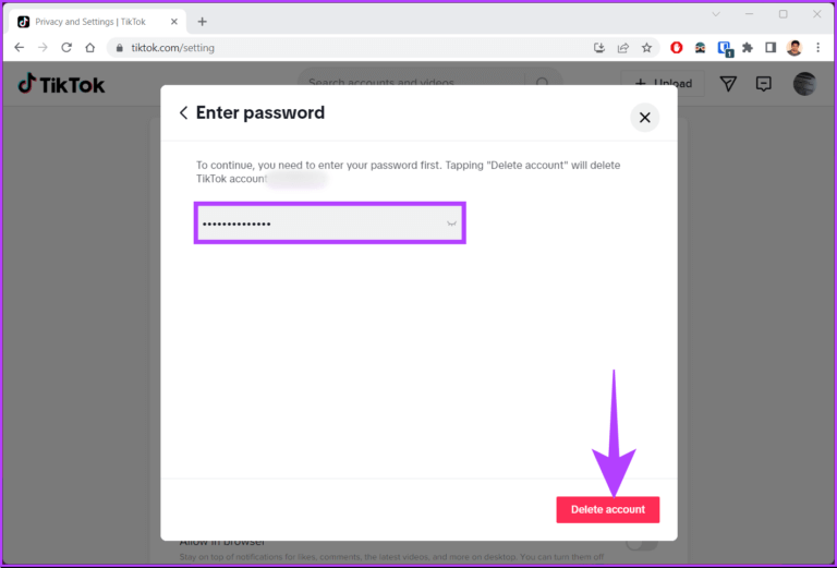 Delete-TikTok-Account_28-768x521-1 كيفية حذف حساب TikTok بشكل دائم باستخدام الهاتف المحمول أو الكمبيوتر الشخصي