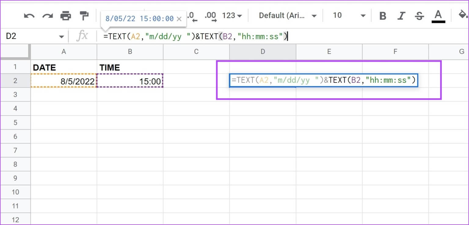 Enter-Forumula-1536x739-1 3 طرق سهلة لإضافة التواريخ تلقائيًا في Google Sheets