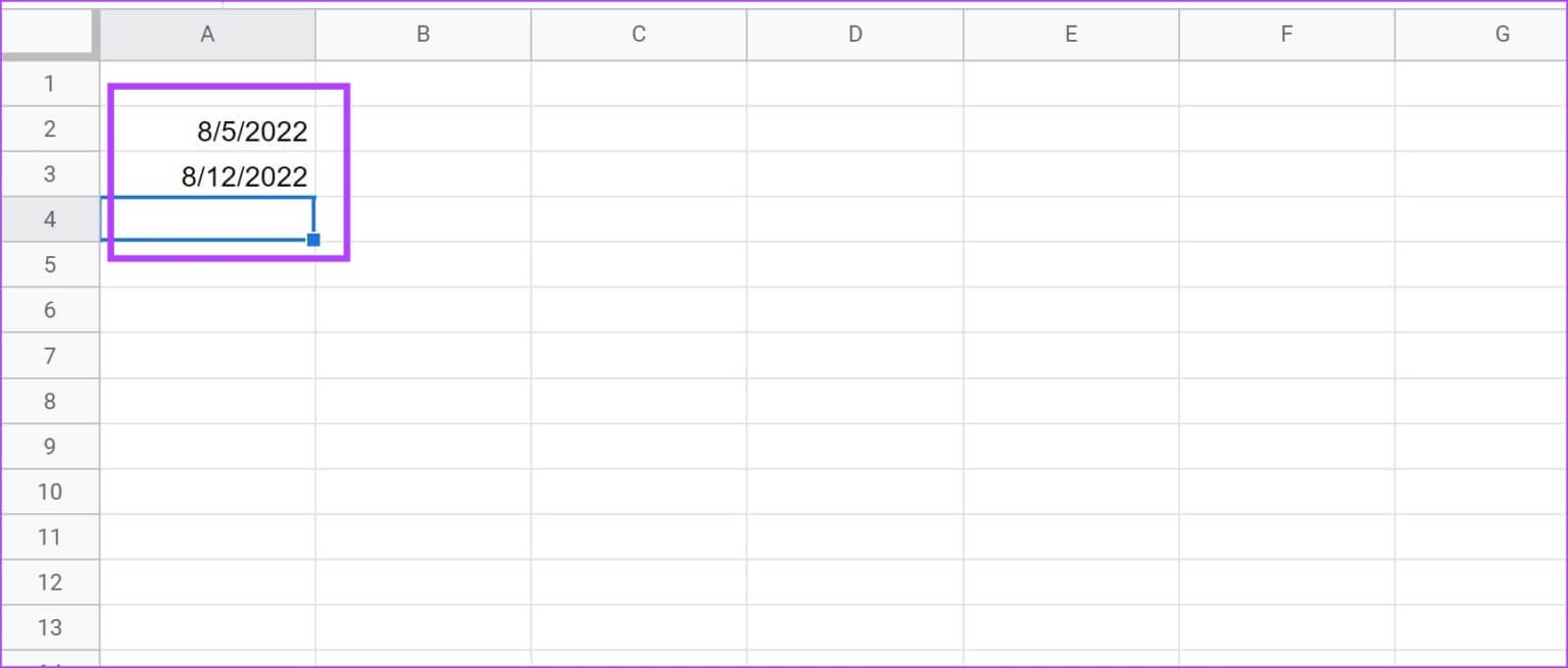 3 طرق سهلة لإضافة التواريخ تلقائيًا في Google Sheets - %categories