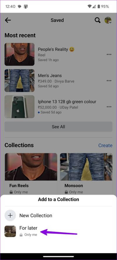 Find-saved-and-liked-reels-on-Facebook-11 كيفية البحث عن Reels المحفوظة والمعجب بها على Facebook