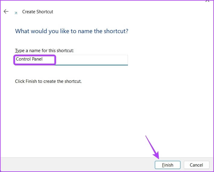 Finish-2 7 طرق سريعة للوصول إلى لوحة التحكم على Windows 11