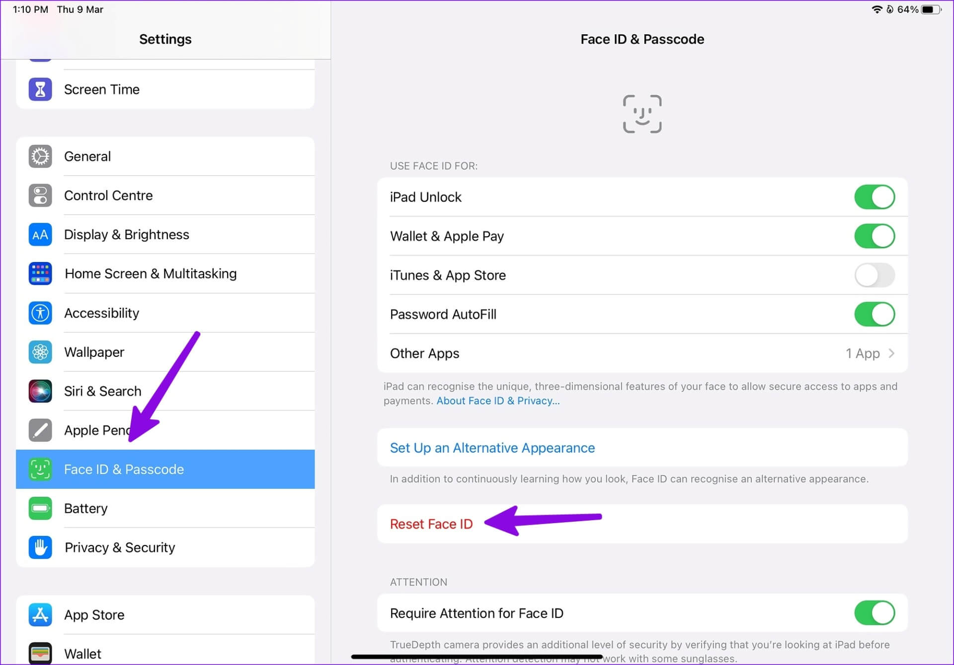 Fix-Face-ID-Not-Working-on-iPad-3 أفضل 10 طرق لإصلاح عدم عمل Face ID على iPad