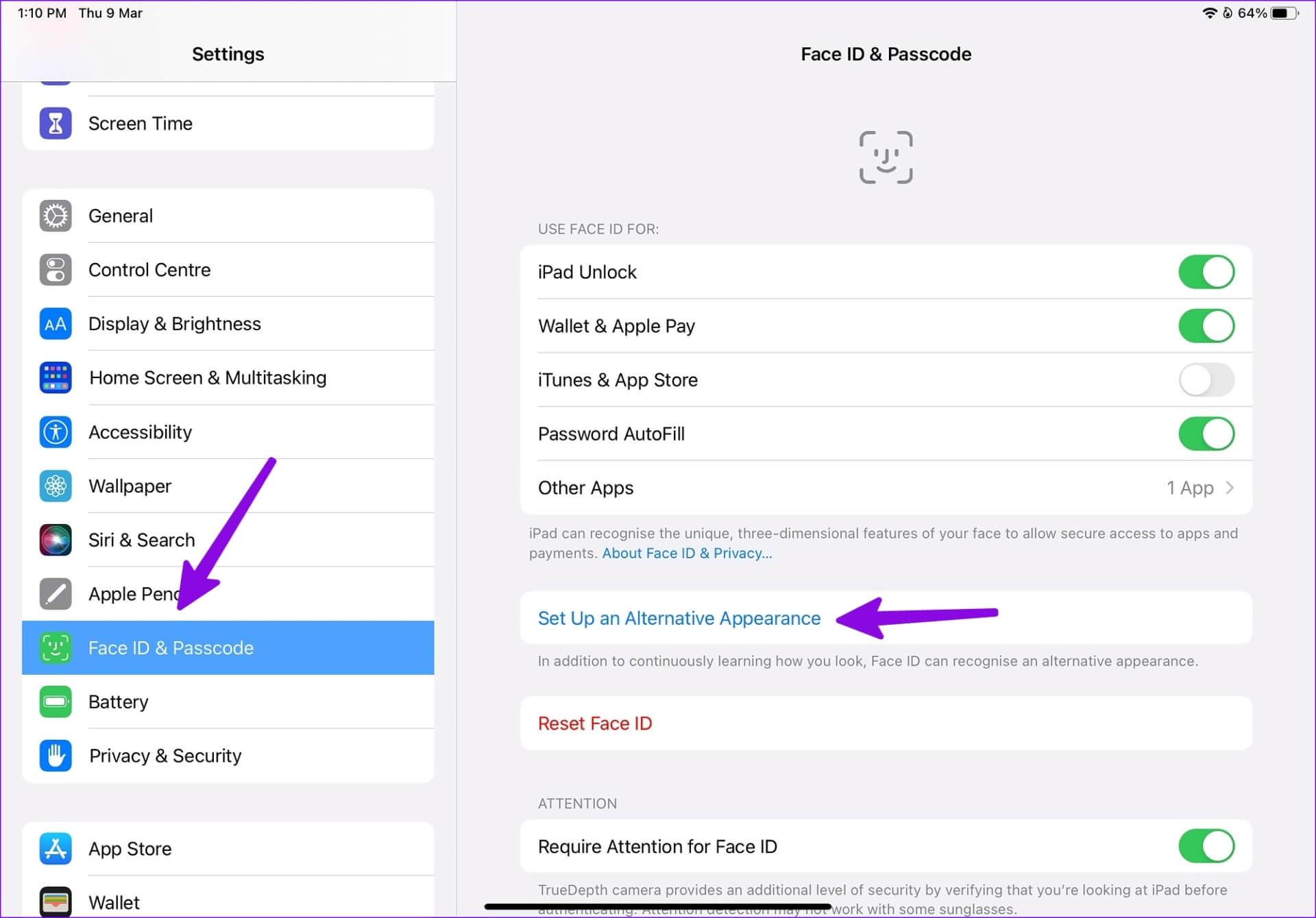 Fix-Face-ID-Not-Working-on-iPad-4-1 أفضل 10 طرق لإصلاح عدم عمل Face ID على iPad