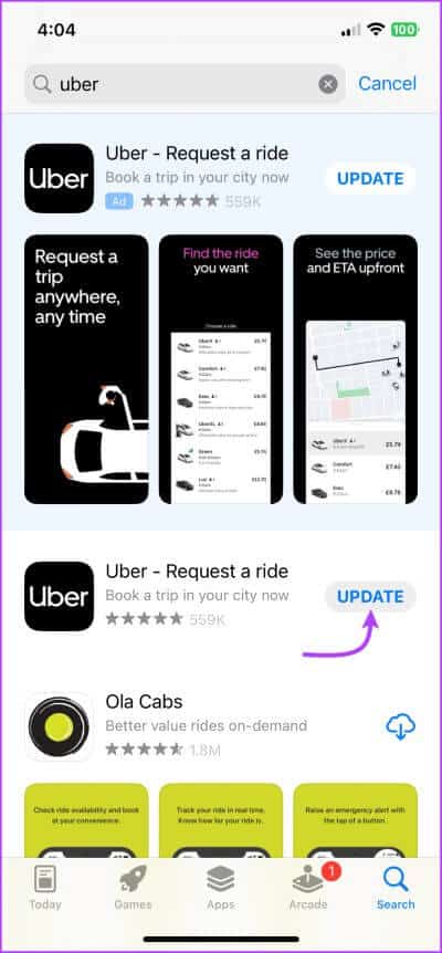 Force-update-an-app-in-App-Store-2 كيفية تحديث التطبيقات على iPhone و iPad يدويًا أو تلقائيًا