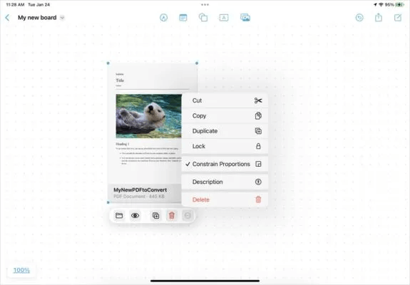 Freeform-iPad-Format-File-575x400.jpg كيفية استخدام تطبيق Apple Freeform على iPhone و iPad و Mac