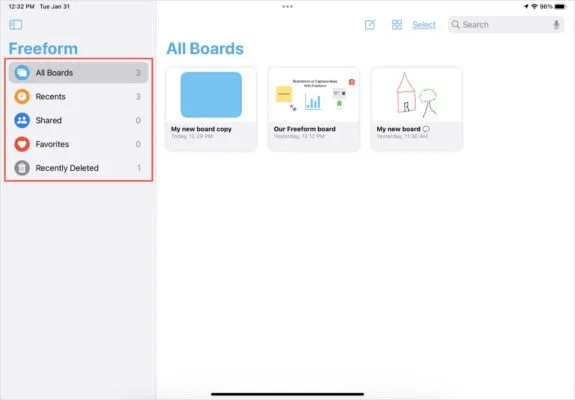 كيفية استخدام تطبيق Apple Freeform على iPhone و iPad و Mac - %categories