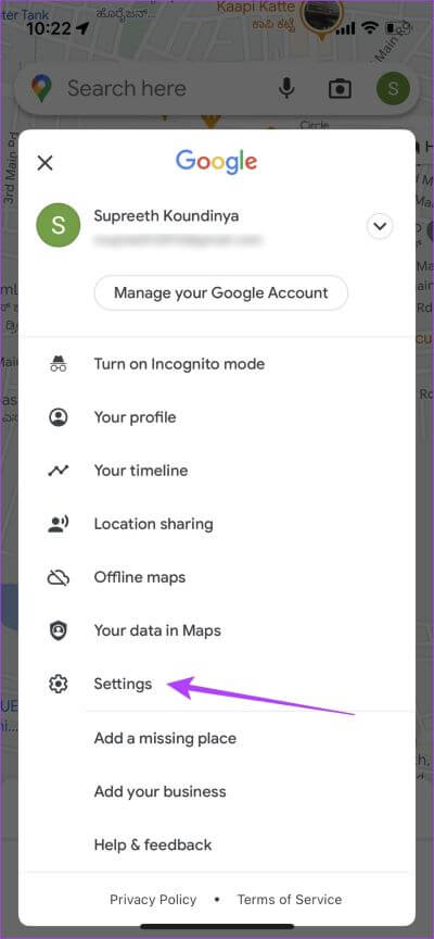 Google-Maps-Settings كيفية البحث عن محطات شحن السيارات الكهربائية على Google Maps على Android و iPhone
