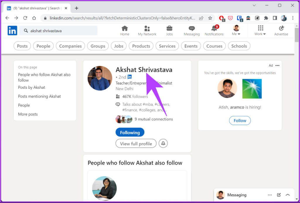 How-To-Follow-Someone-on-LinkedIn_24-1024x693-1 كيفية متابعة شخص ما على LinkedIn على تطبيق سطح المكتب والجوال