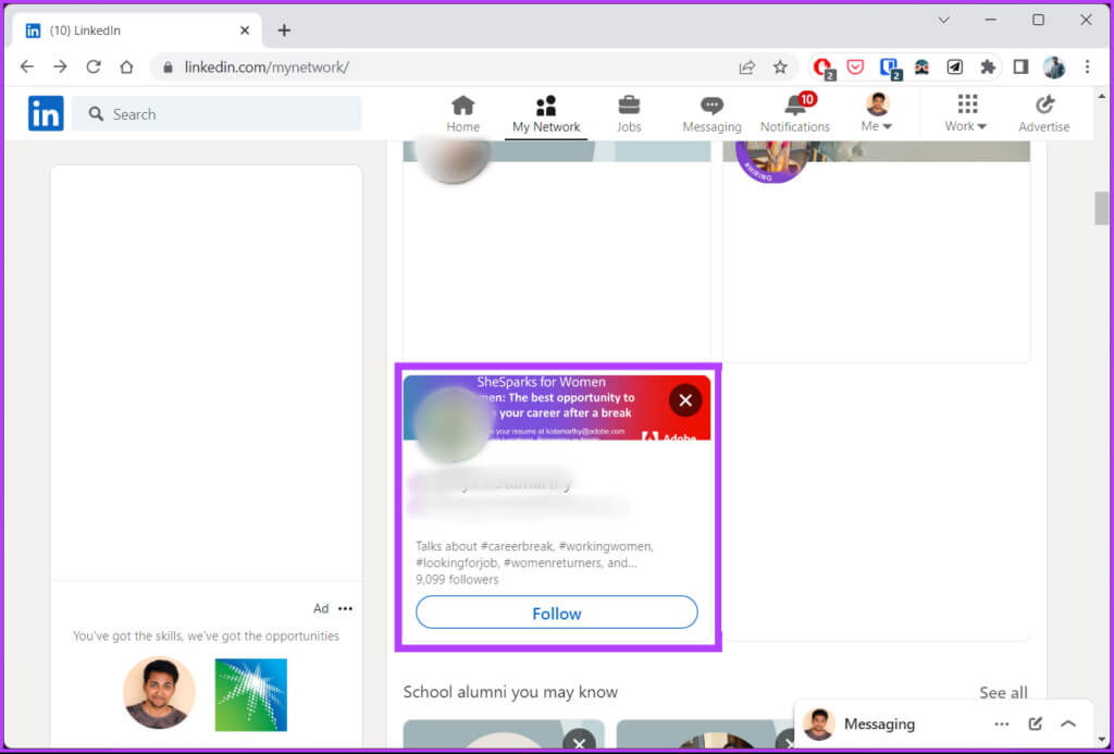 How-To-Follow-Someone-on-LinkedIn_28-1024x693-1 كيفية متابعة شخص ما على LinkedIn على تطبيق سطح المكتب والجوال