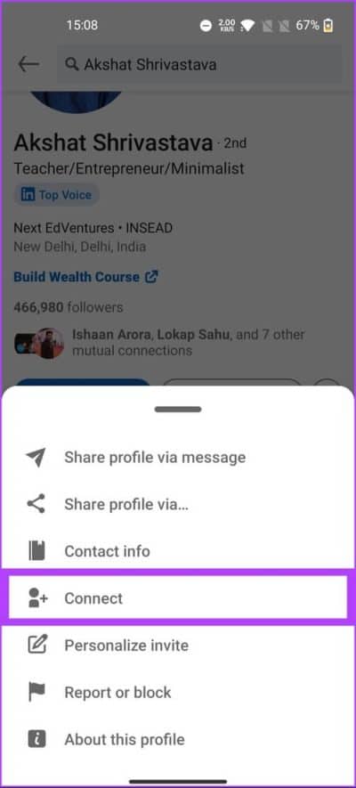 How-To-Follow-Someone-on-LinkedIn_8-e1679238568534 كيفية متابعة شخص ما على LinkedIn على تطبيق سطح المكتب والجوال