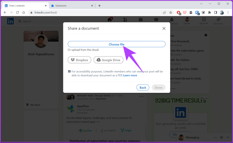 How-to-Add-Your-Resume-on-LinkedIn_18-768x472-1 كيفية إضافة سيرة ذاتية إلى ملف تعريف LinkedIn: دليل مفصل