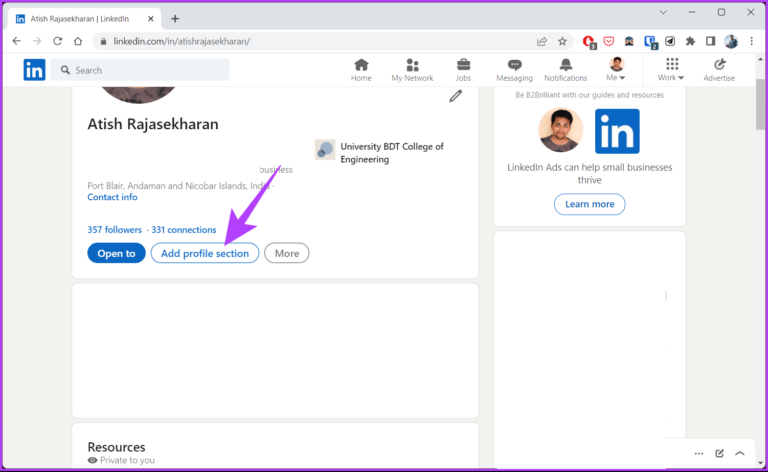 How-to-Add-Your-Resume-on-LinkedIn_5-768x472-1 كيفية إضافة سيرة ذاتية إلى ملف تعريف LinkedIn: دليل مفصل