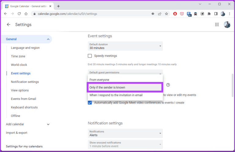 How-to-Block-Spam-Invites-in-Google-Calendar_27-768x498-1 كيفية حظر دعوات البريد العشوائي في Google Calendar