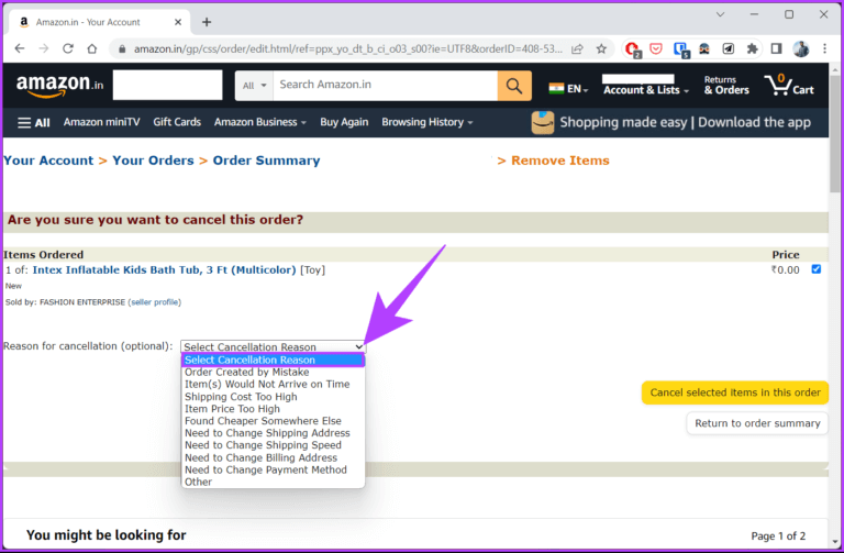 How-to-Cancel-an-Order-on-Amazon_16-768x503-1 كيفية إلغاء الطلب على Amazon باستخدام الكمبيوتر الشخصي والجوال