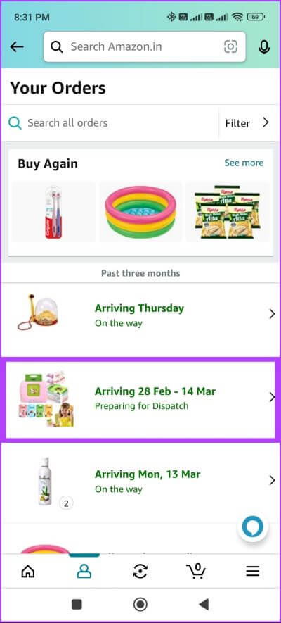 How-to-Cancel-an-Order-on-Amazon_3 كيفية إلغاء الطلب على Amazon باستخدام الكمبيوتر الشخصي والجوال