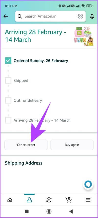 How-to-Cancel-an-Order-on-Amazon_4 كيفية إلغاء الطلب على Amazon باستخدام الكمبيوتر الشخصي والجوال