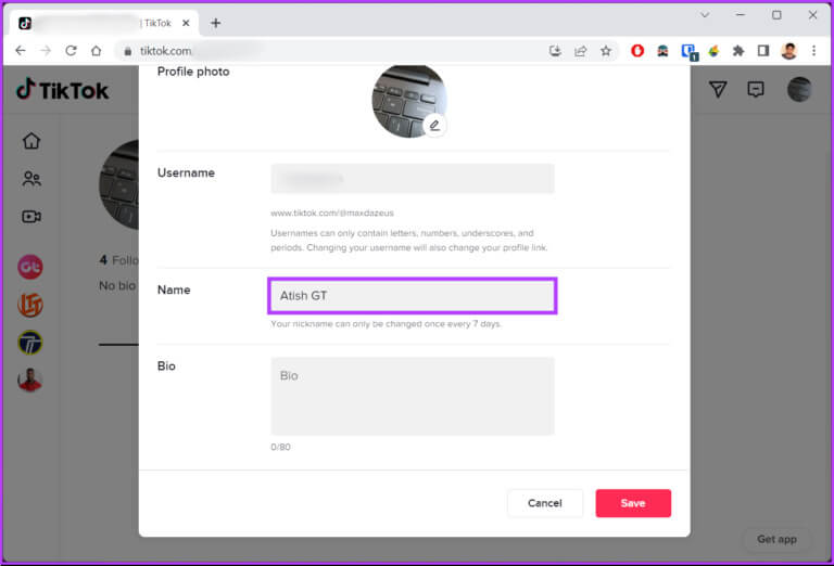 How-to-Change-TikTok-Username_21-768x522-1 كيفية تغيير اسم مستخدم TikTok على جهاز الكمبيوتر أو الهاتف المحمول