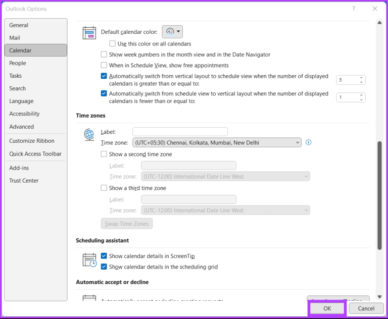 كيفية تغيير المنطقة الزمنية في Outlook على تطبيق الويب وسطح المكتب - %categories