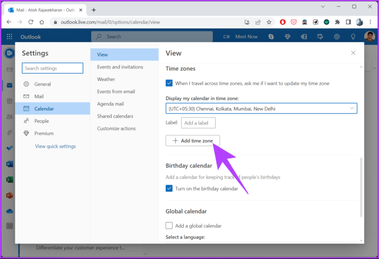 كيفية تغيير المنطقة الزمنية في Outlook على تطبيق الويب وسطح المكتب - %categories