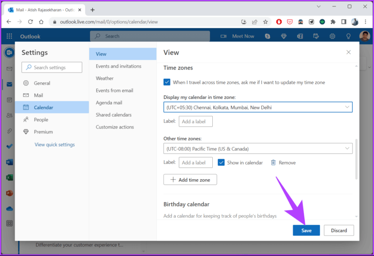 How-to-Change-Time-Zone-In-Outlook_17-768x526-1 كيفية تغيير المنطقة الزمنية في Outlook على تطبيق الويب وسطح المكتب