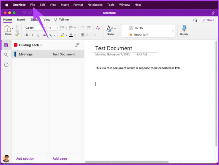 كيفية تصدير OneNote إلى PDF على الويب و Windows و Mac - %categories