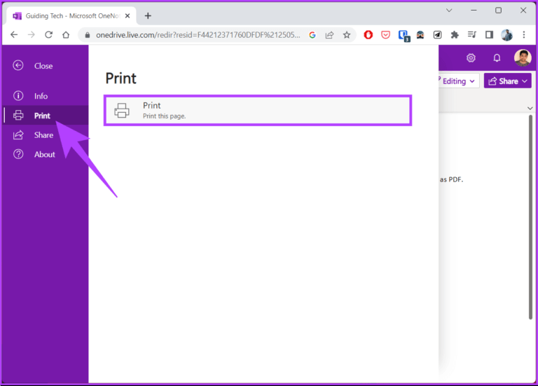How-to-Export-OneNote-to-PDF_4-768x551-1 كيفية تصدير OneNote إلى PDF على الويب و Windows و Mac