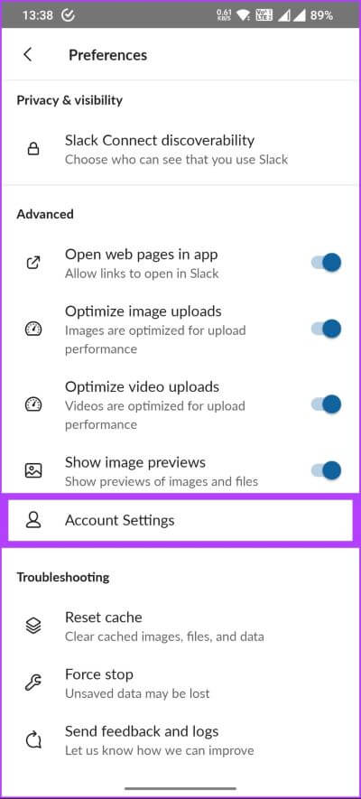 How-to-Leave-a-Slack-Workspace_6 كيفية ترك مساحة عمل Slack على سطح المكتب أو الهاتف المحمول