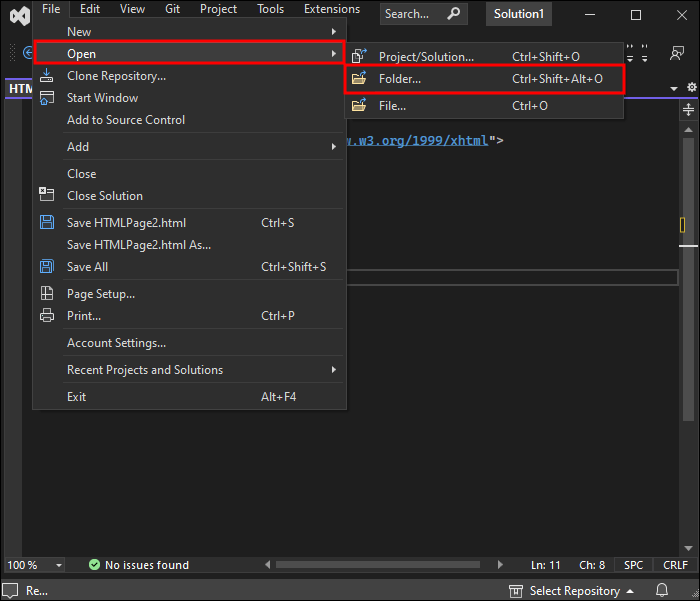 How-to-Open-Solution-Explorer-4 كيفية فتح مستكشف الحلول في VS Code