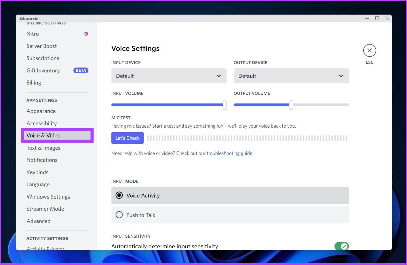 How-to-Stop-Discord-From-Lowering-App-Volume-3 كيفية منع Discord من خفض حجم صوت التطبيق على Windows
