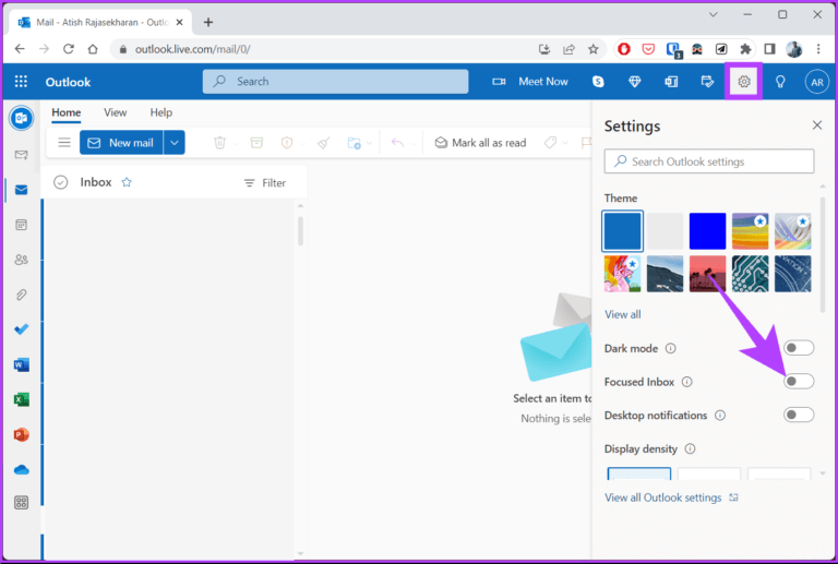 كيفية إيقاف تشغيل علبة وارد المركّز عليه في Outlook على الويب أو سطح المكتب أو الهاتف المحمول - %categories