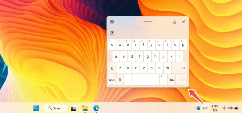 Laptop-Keyboard-Not-Working-On-Screen-Keyboard-Accessed-from-System-Tray-800x373.jpeg لوحة مفاتيح الكمبيوتر المحمول لا تعمل؟ جرب هذه الإصلاحات