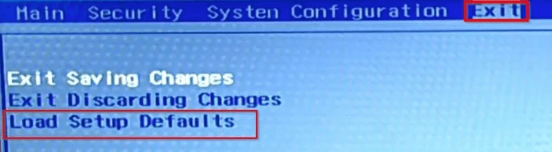 Load-Default-In-BIOS-800x221.jpg كيفية إصلاح شاشة الموت السوداء في Windows
