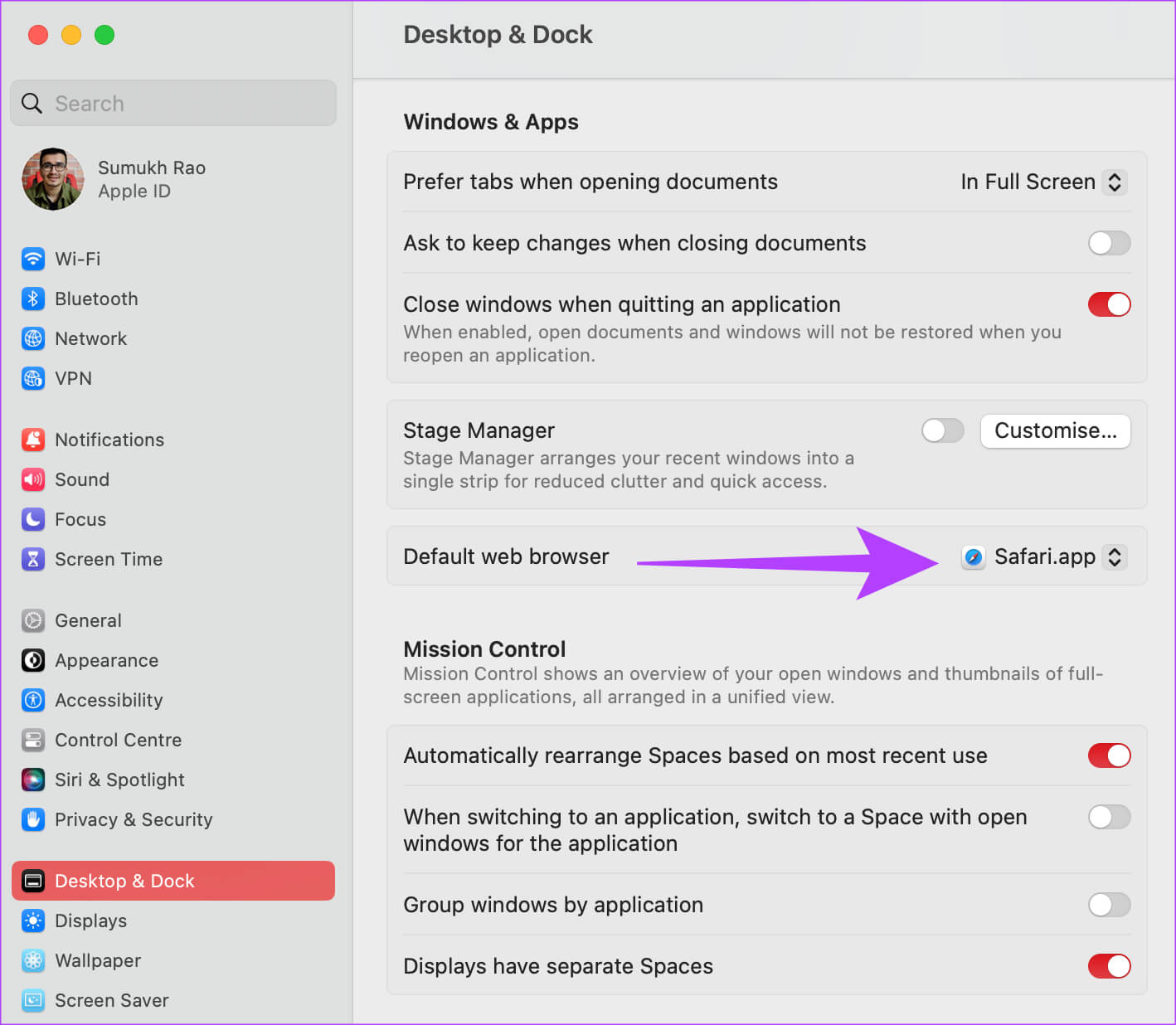 Mac-default-browser-3-2 كيفية تغيير المتصفح الافتراضي على Mac