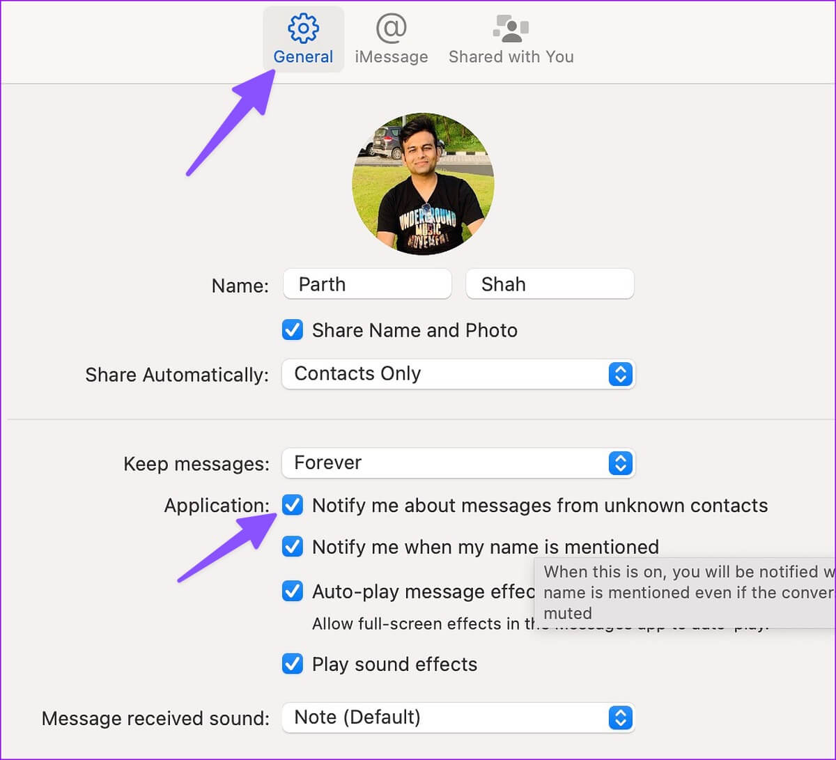 Messages-notifications-not-working-on-Mac-16 8 أفضل الطرق لإصلاح عدم عمل إشعارات تطبيق Messages على Mac