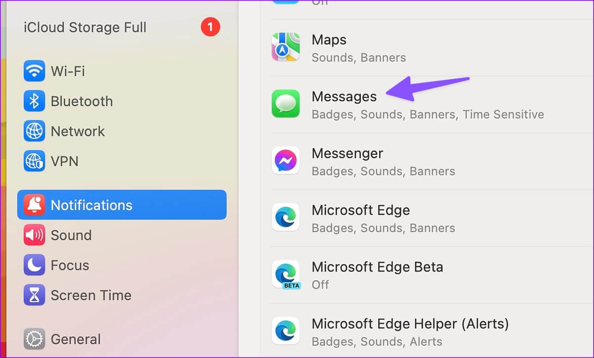8 أفضل الطرق لإصلاح عدم عمل إشعارات تطبيق Messages على Mac - %categories