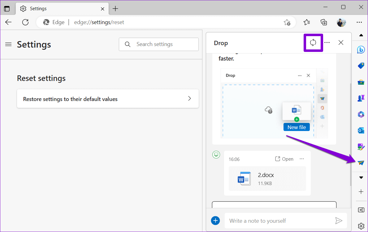 كيفية استخدام ميزة Drop على Microsoft Edge لمشاركة الملفات بين الأجهزة - %categories